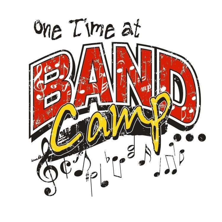 text reading one time at band camp