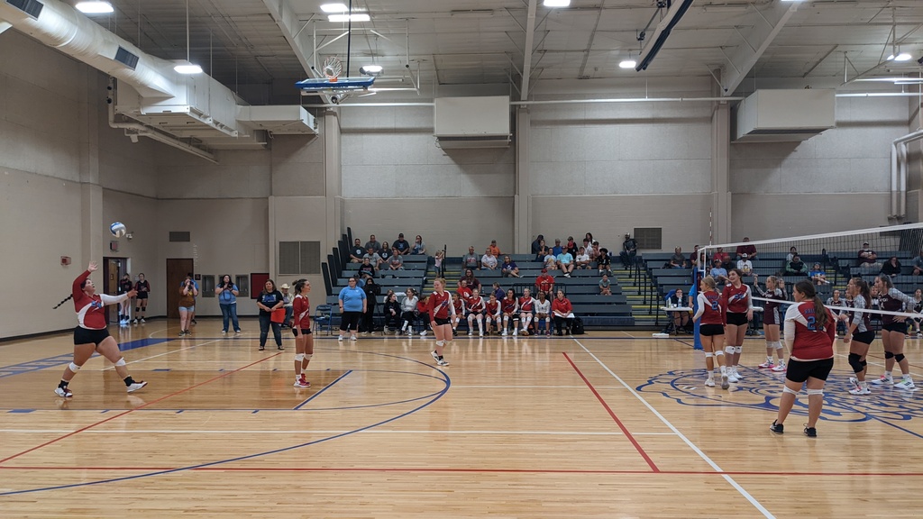 High school volleyball serving