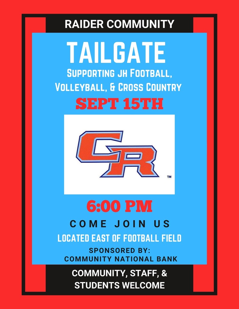 Sept. 15th Tailgate