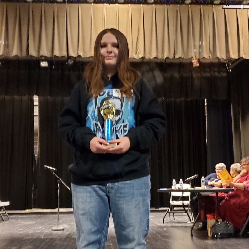 Sonja placing first at spelling bee 
